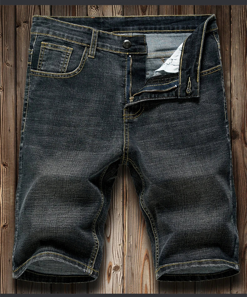 Slim Denim Shorts