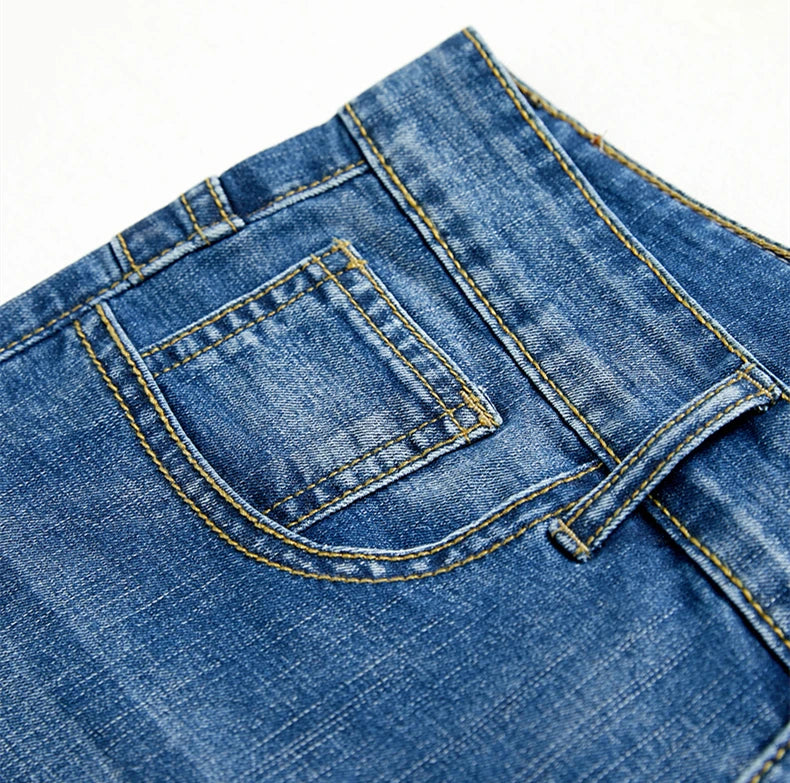 Slim Denim Shorts