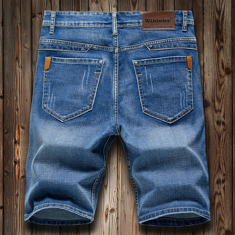 Slim Denim Shorts
