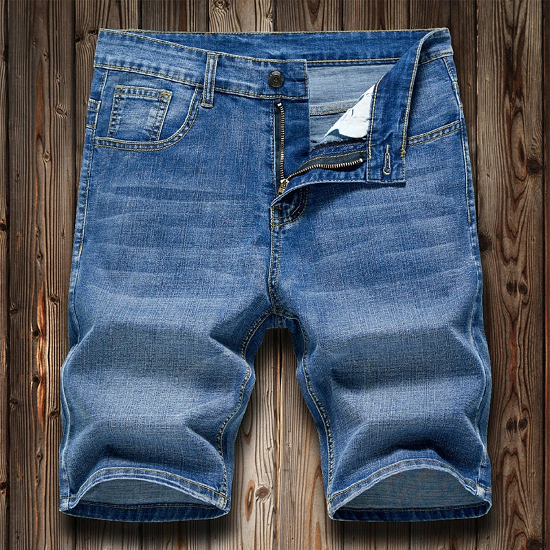 Slim Denim Shorts