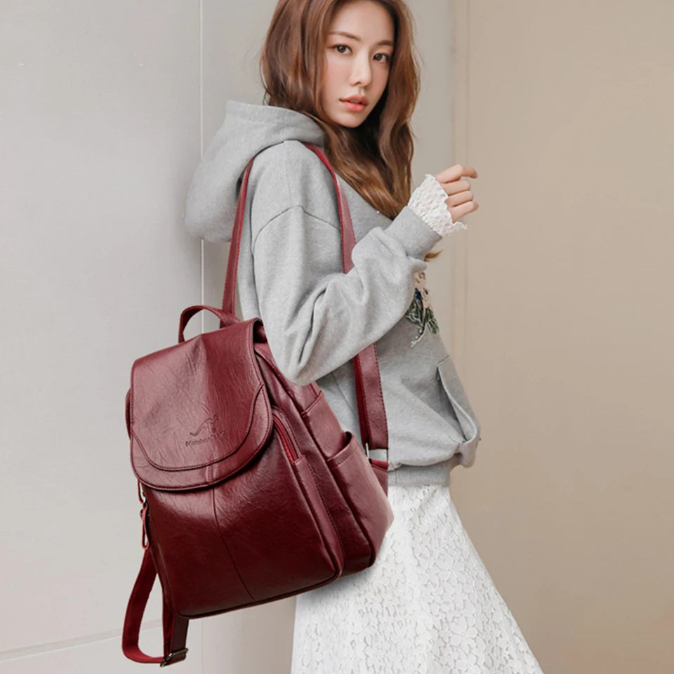 Burgundy Bookbag
