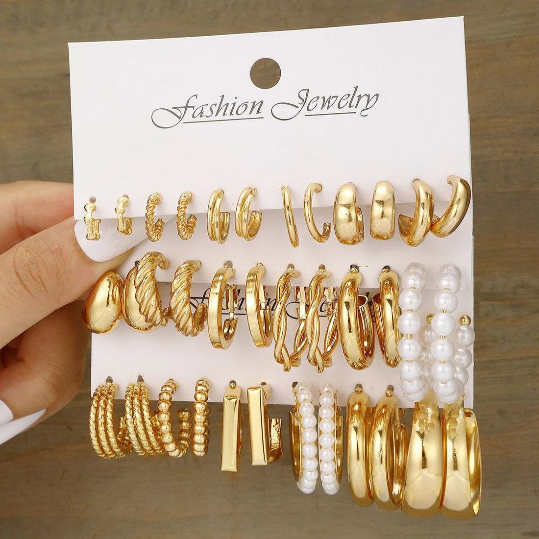 Hoop Earrings Set