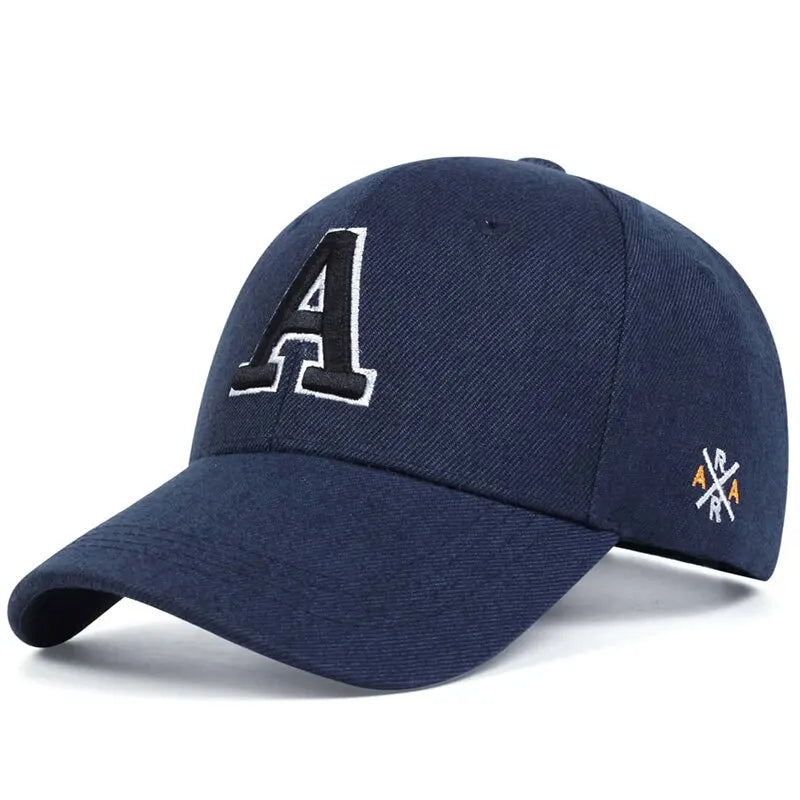 Letter A Baseball Caps