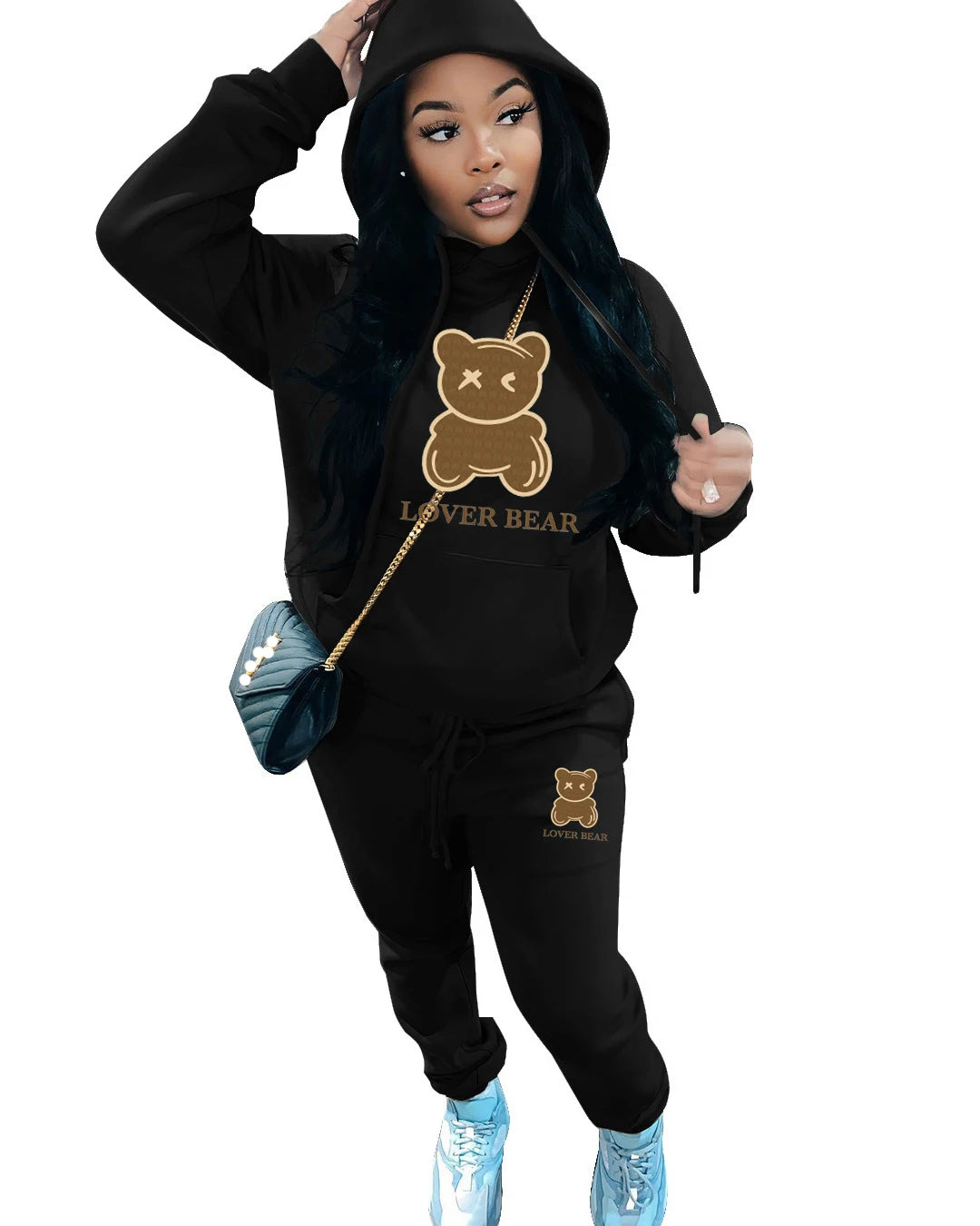 Fashion Hoodie Butterfly Tracksuit