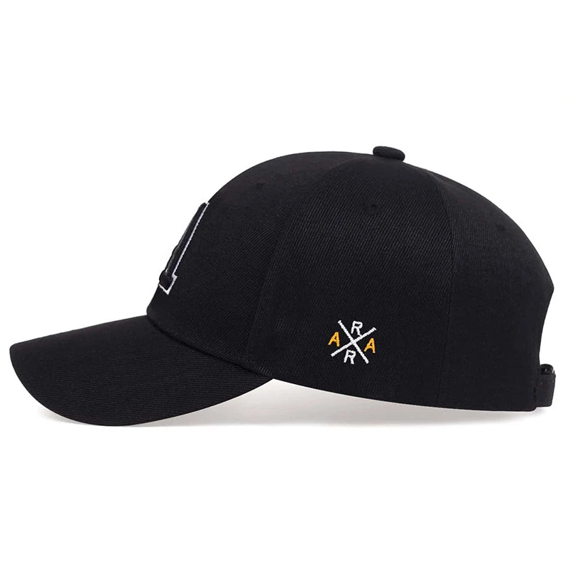 Letter A Baseball Caps