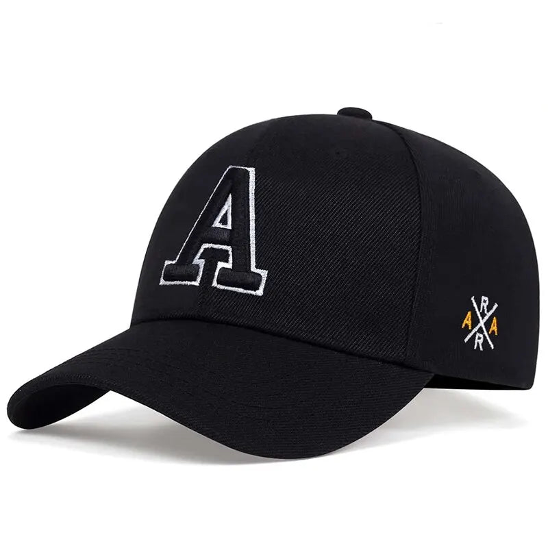 Letter A Baseball Caps