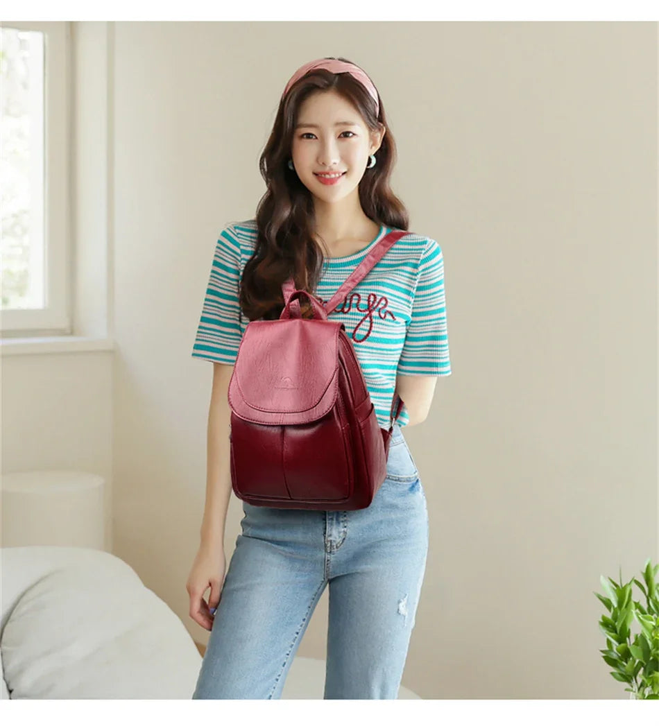 Burgundy Bookbag