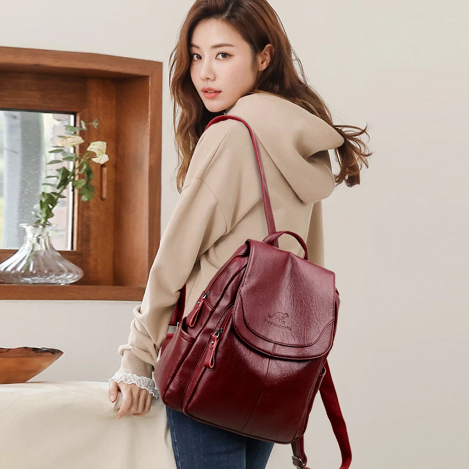 Burgundy Bookbag
