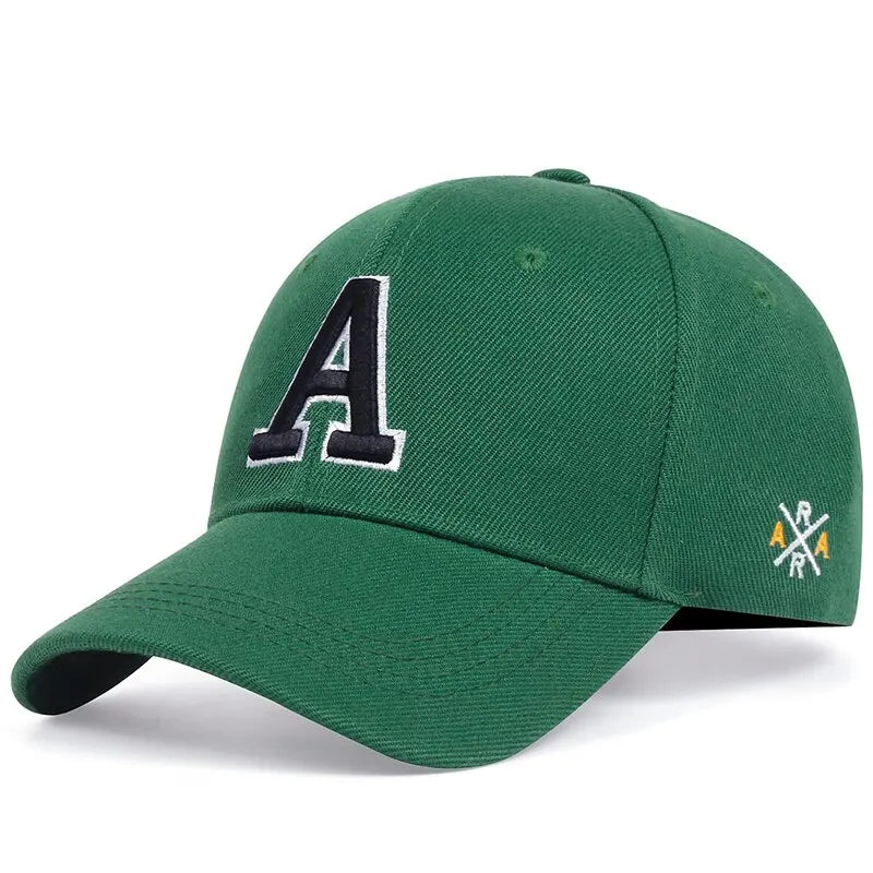 Letter A Baseball Caps