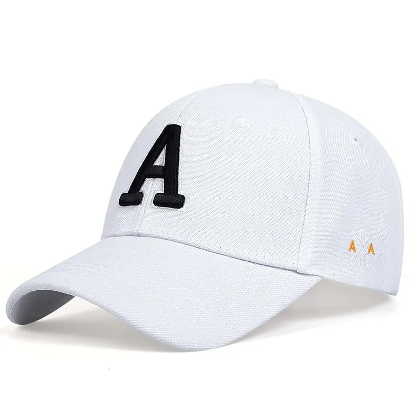 Letter A Baseball Caps