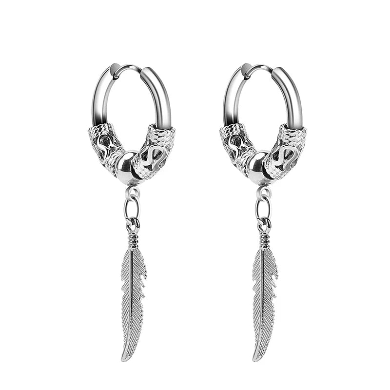 Cross Stars Punk Dangle Earrings