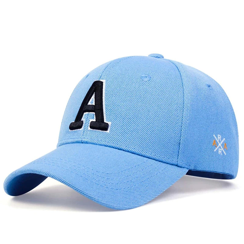 Letter A Baseball Caps