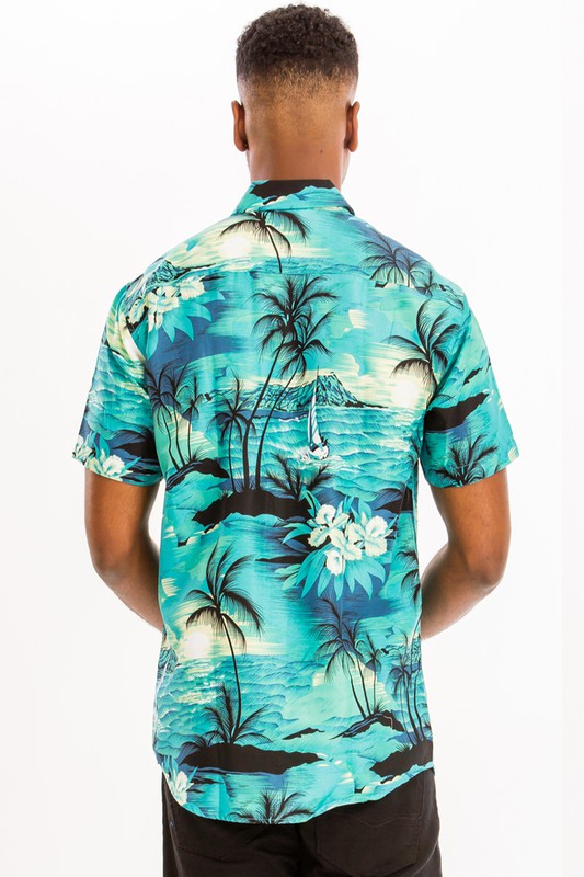 PRINT HAWAIIAN SHIRT