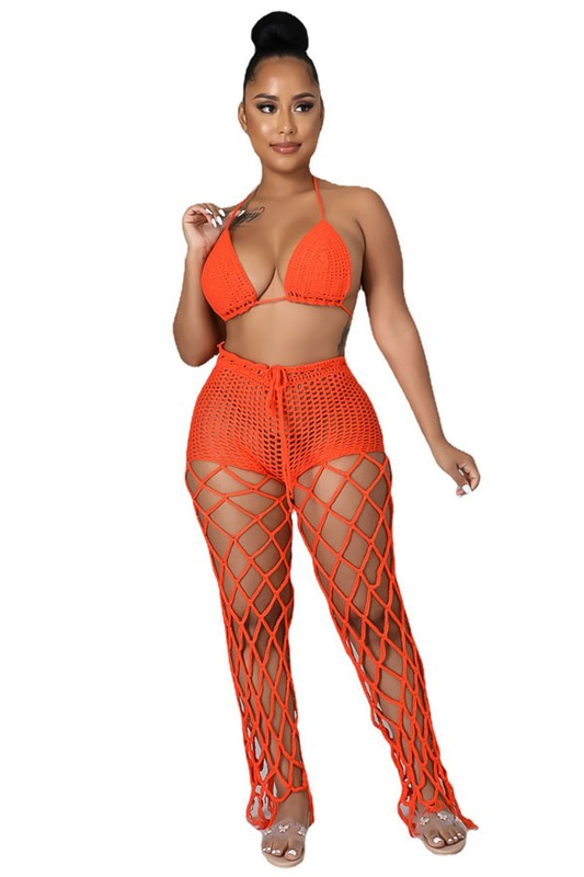 SEXY BEACH STYLE CROCHET SET