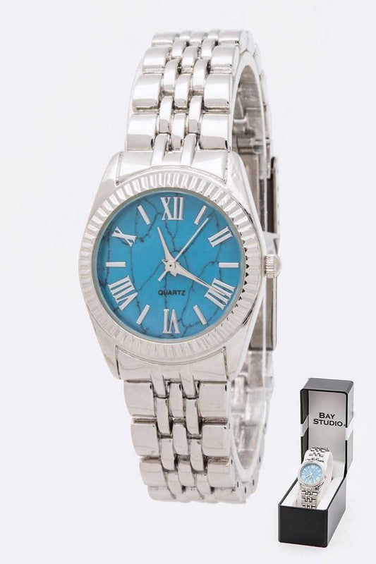 Quartz Movement Metal Bracelet Watch