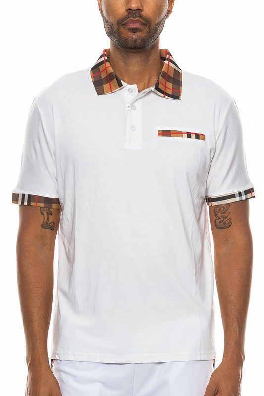 Checkered Plaid Short Sleeve Pluto Shirt