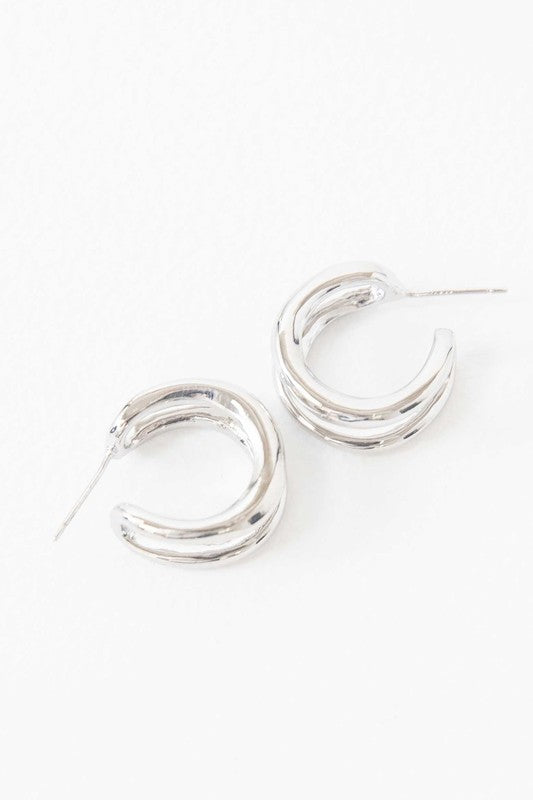 Duple Hoop Earrings