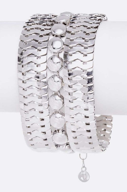 Coil Chain Designed Bracelet