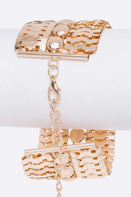 Coil Chain Designed Bracelet