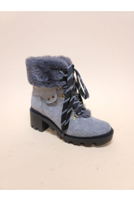 VINI-FUR COMBAT BOOTIES