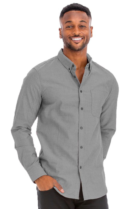 Weiv Men's Casual Long Sleeve Shirts