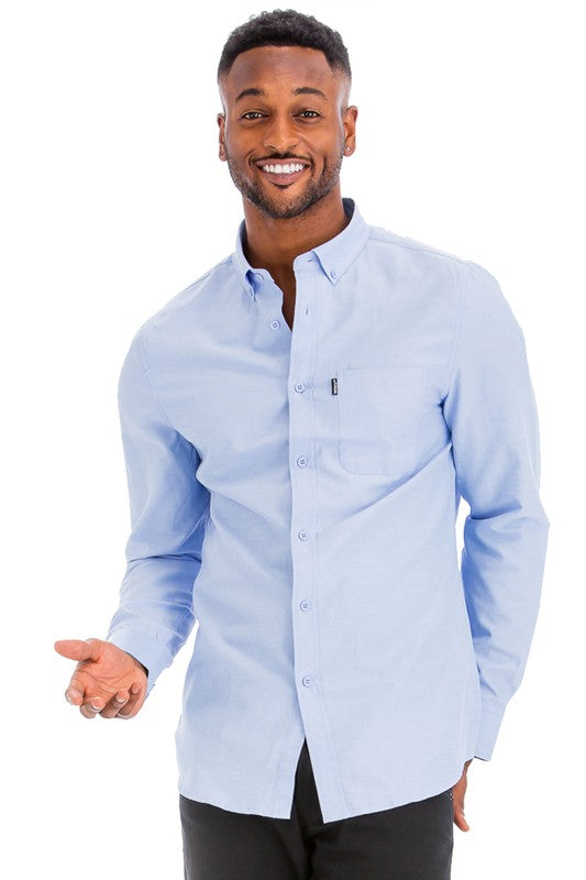 Weiv Men's Casual Long Sleeve Shirts