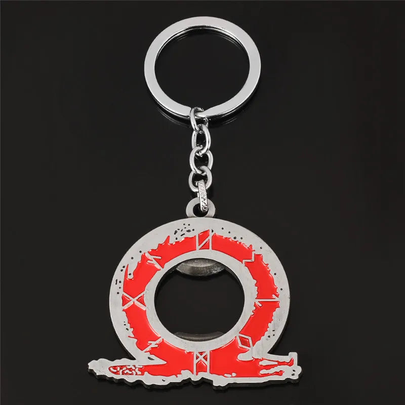 Vintage God of War 4 Kratos sword Keychain Pendant keyring jewelry men and women car key chain Accessories