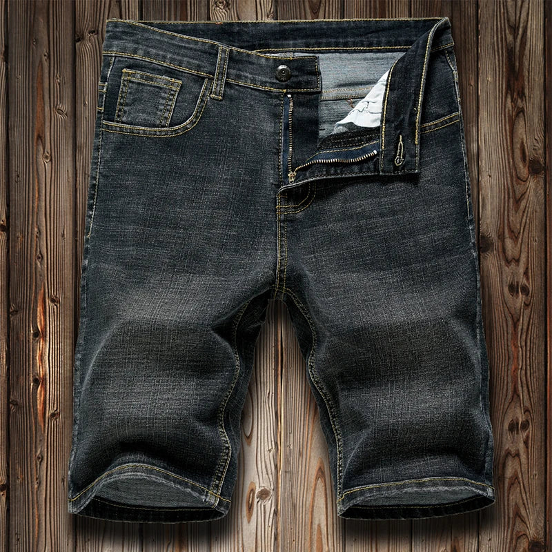 Slim Denim Shorts