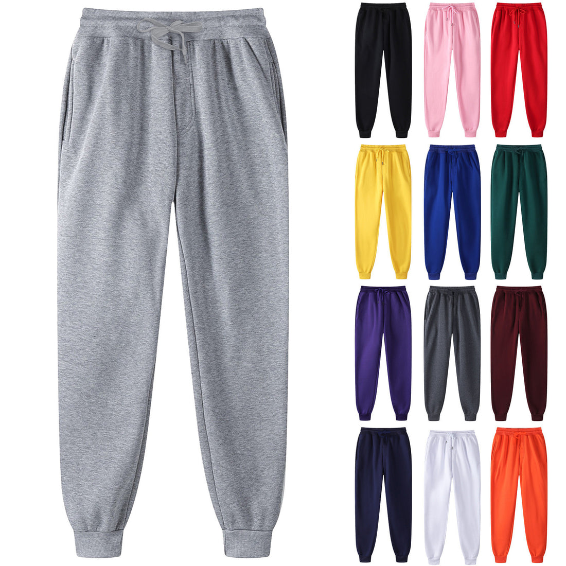 Oversize High Elastic Baggy Joggers