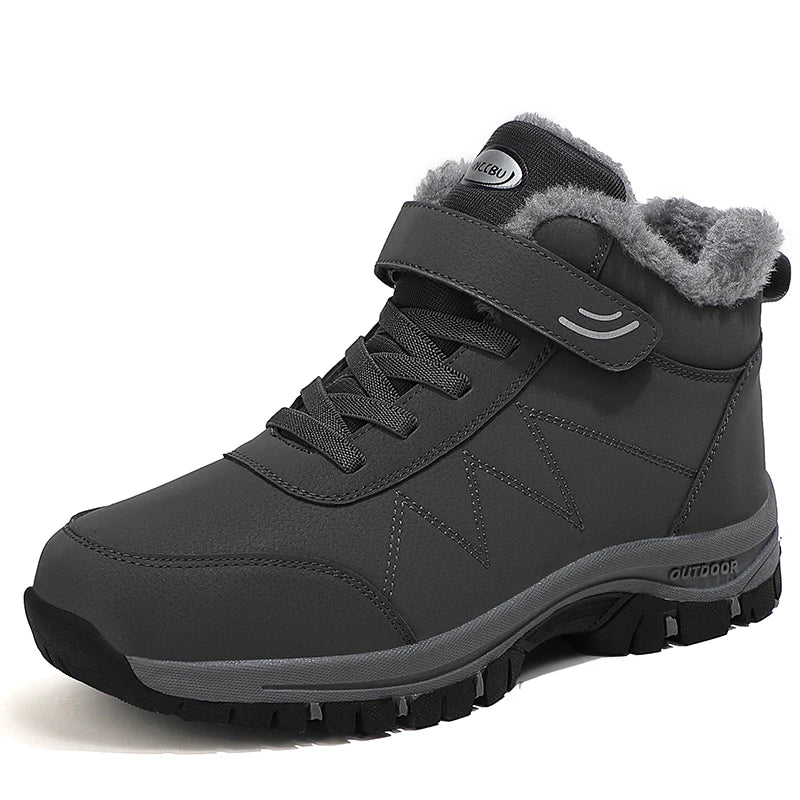 Men Top Quality Casual Snow Boots Waterproof Warm Winter Shoes Men Hiking Boots Outdoor Mountain Climbing Sneaker Man Trekking