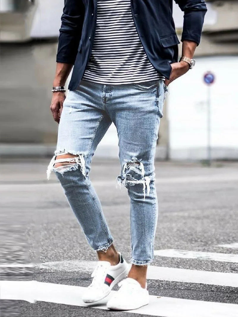 Denim Distressed Jeans