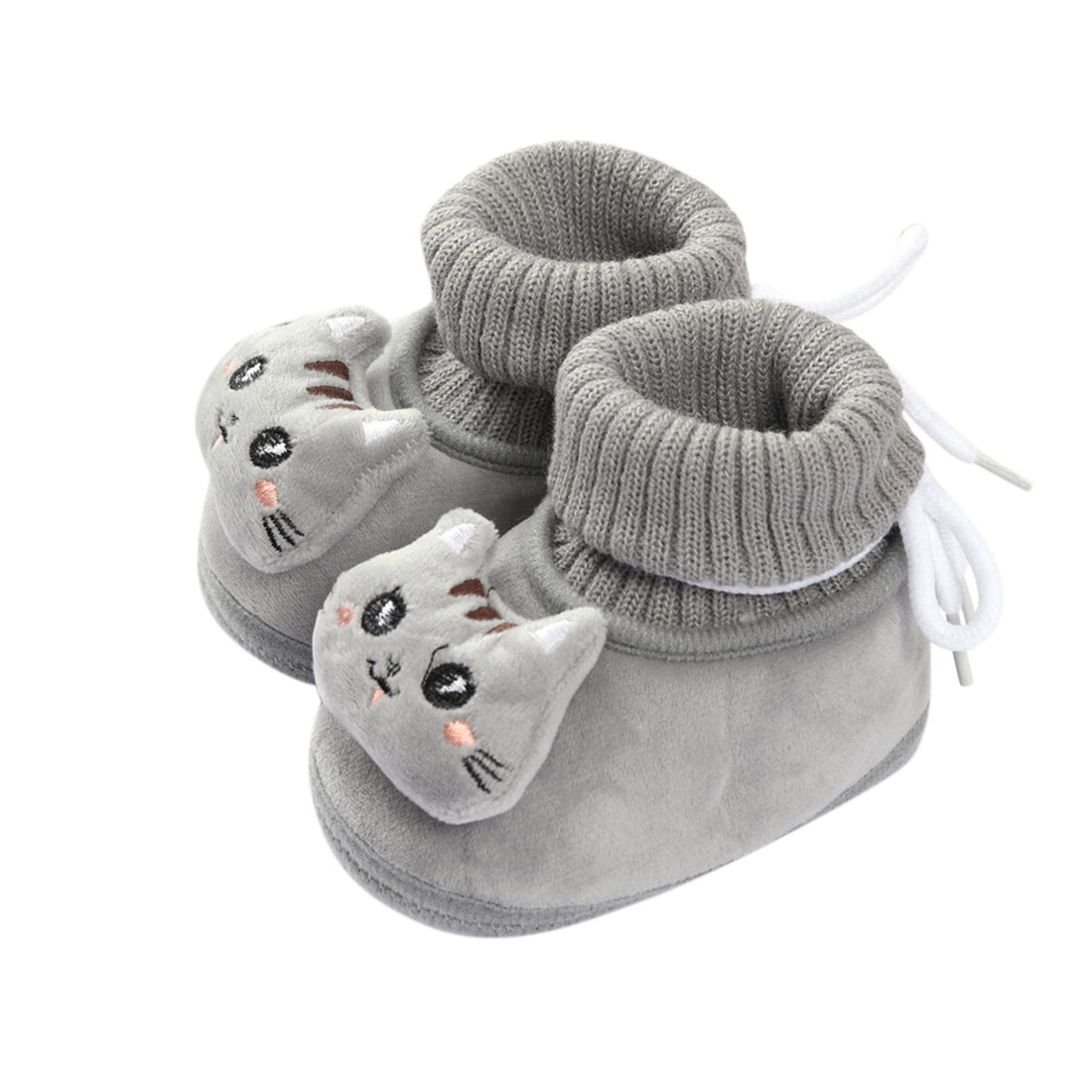 Baby Cartoon Shoes Toddler Shoes Boys And Girls Flat Socks Elastic Rope Non Slip Warm Comfortable Cute Cartoon Cat zapatillas