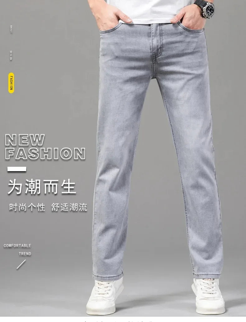 Thin Cotton Jeans