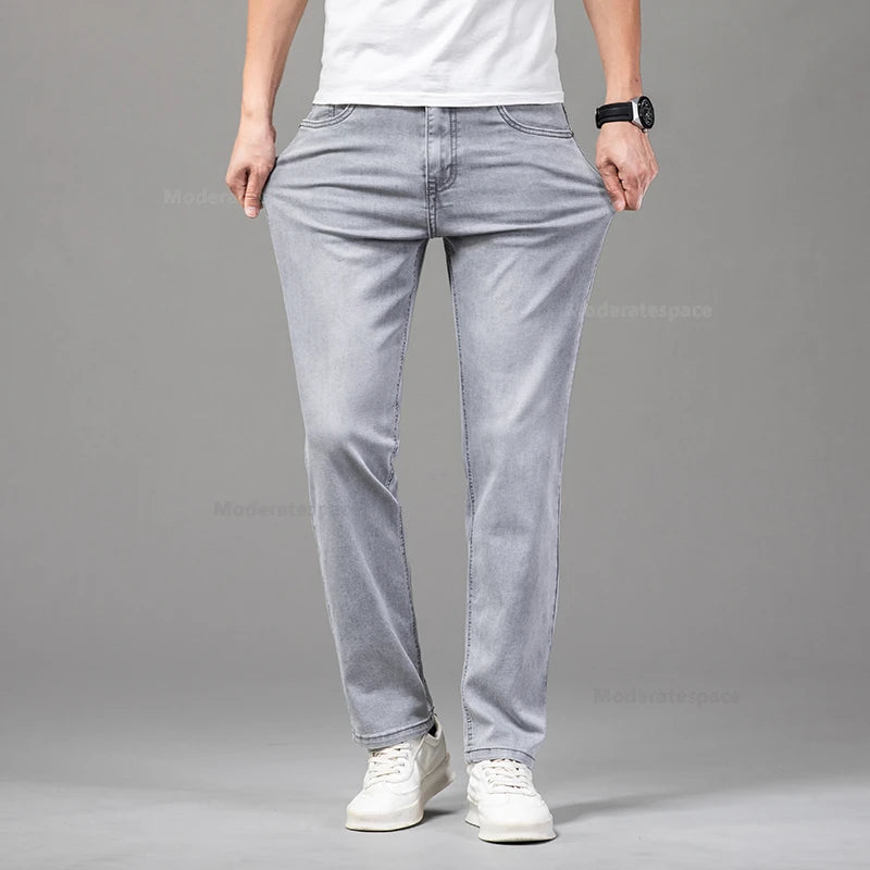 Thin Cotton Jeans