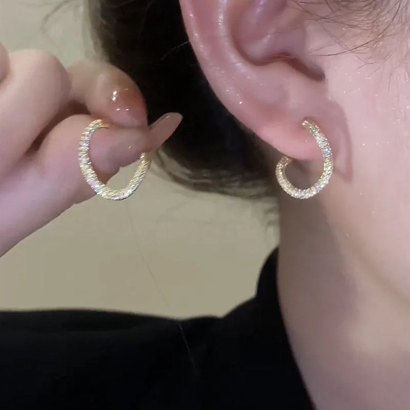 Vintage CC Stud Earrings