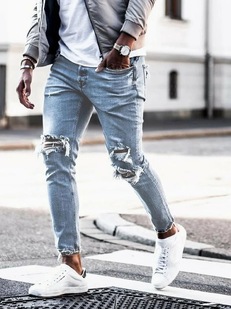 Denim Distressed Jeans