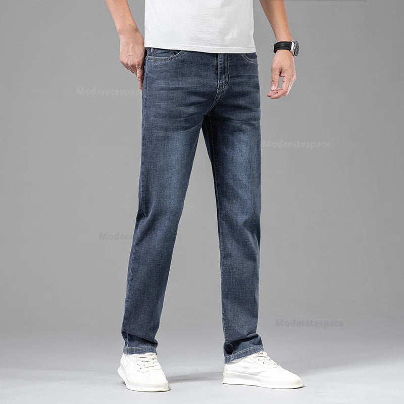 Thin Cotton Jeans