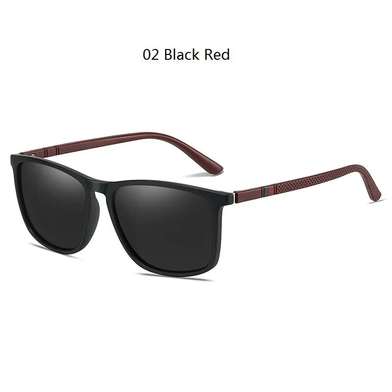 Luxury Vintage Square Polarized Sunglasses