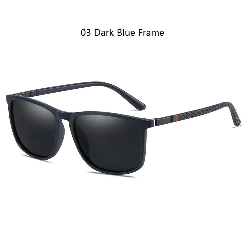 Luxury Vintage Square Polarized Sunglasses