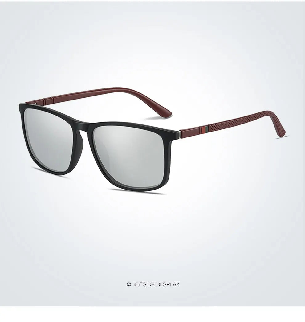 Luxury Vintage Square Polarized Sunglasses