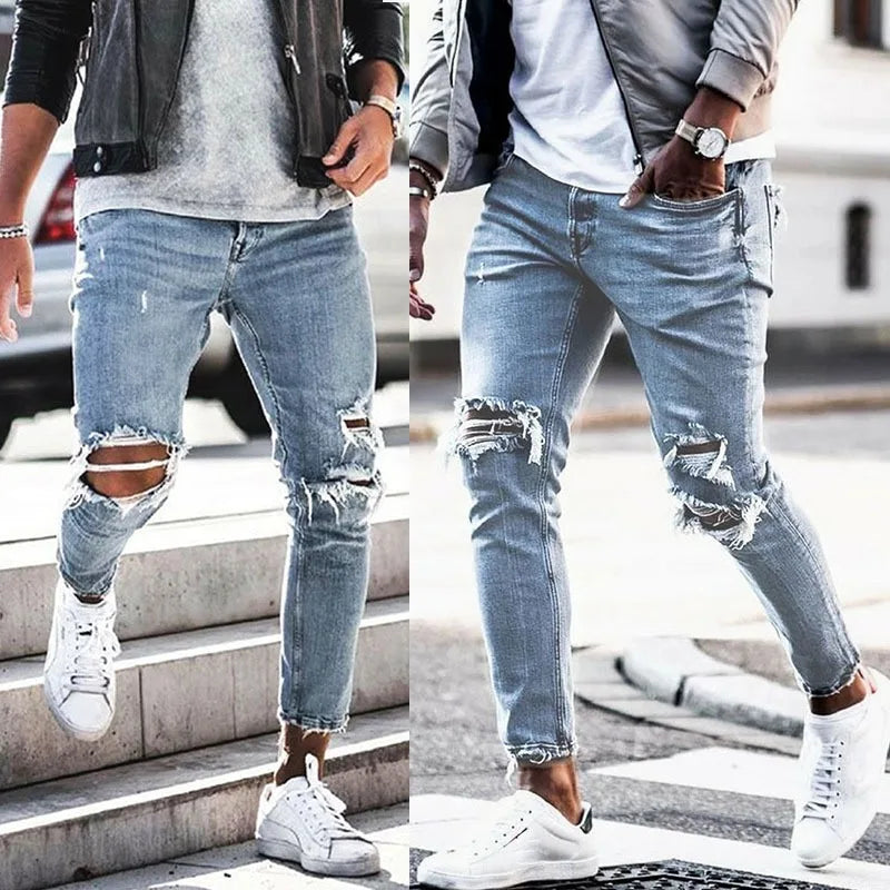 Denim Distressed Jeans