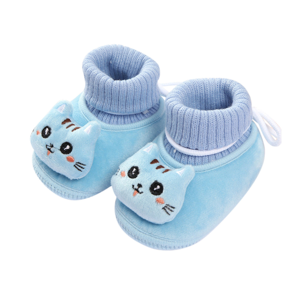 Baby Cartoon Shoes Toddler Shoes Boys And Girls Flat Socks Elastic Rope Non Slip Warm Comfortable Cute Cartoon Cat zapatillas