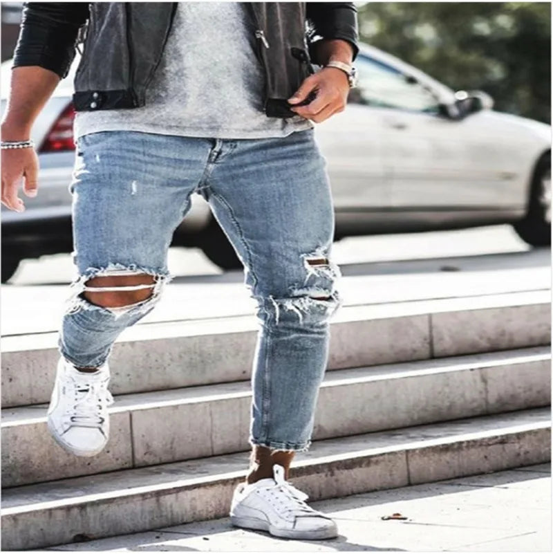 Denim Distressed Jeans