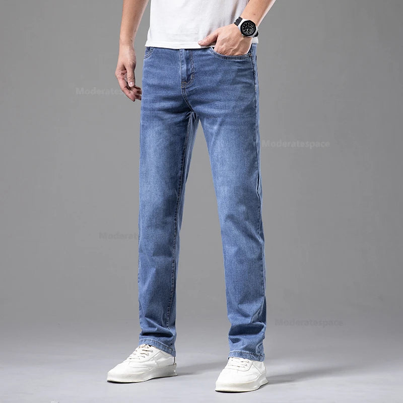 Thin Cotton Jeans