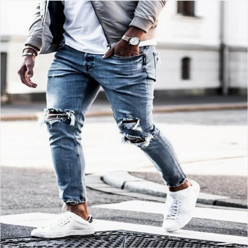 Denim Distressed Jeans