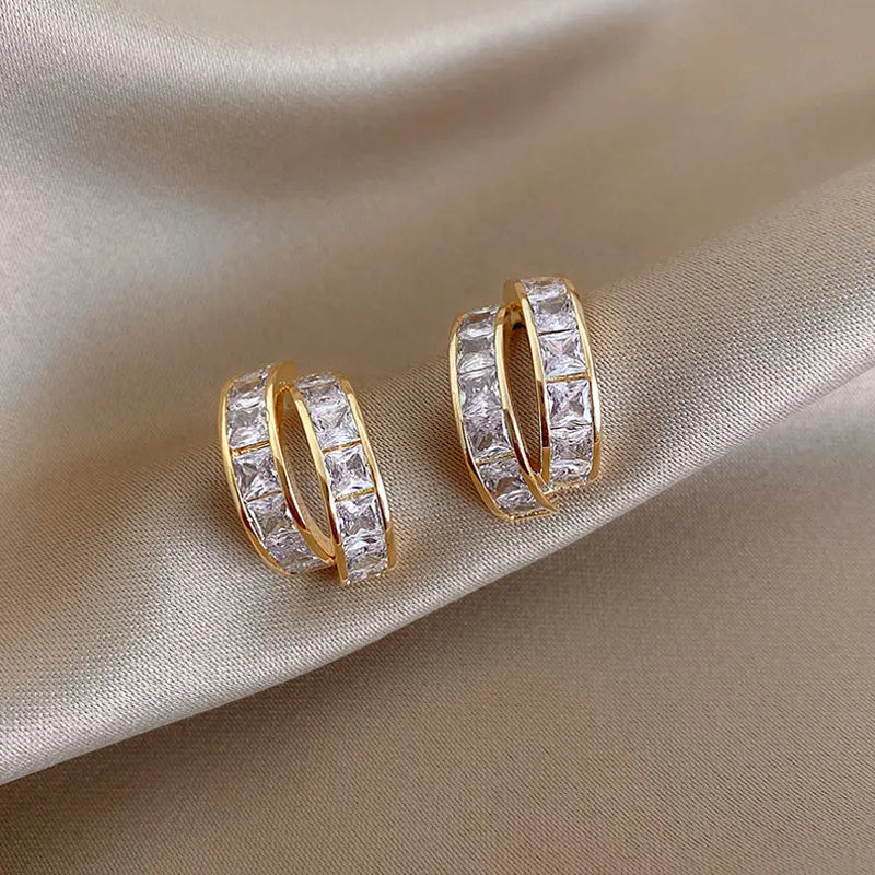 Vintage CC Stud Earrings