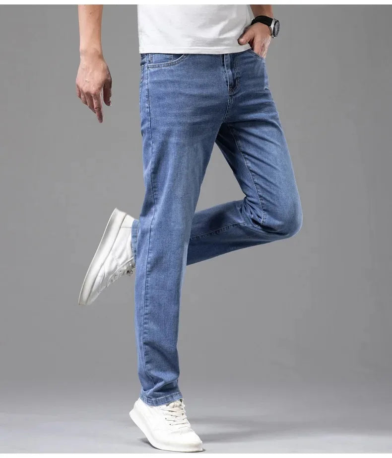 Thin Cotton Jeans