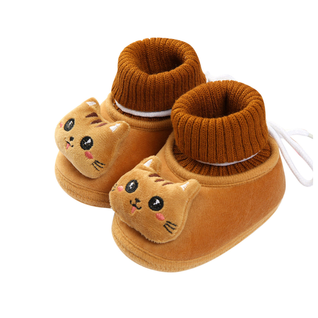 Baby Cartoon Shoes Toddler Shoes Boys And Girls Flat Socks Elastic Rope Non Slip Warm Comfortable Cute Cartoon Cat zapatillas