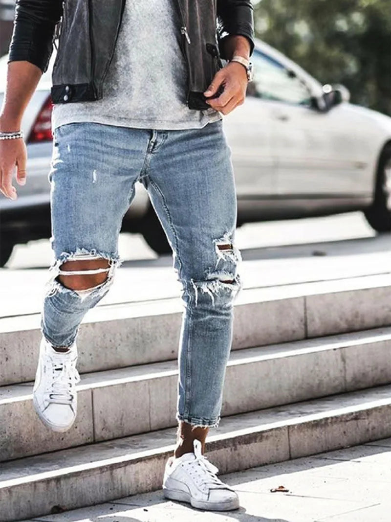 Denim Distressed Jeans